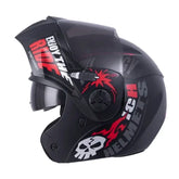 Casco Ich 3110 Speed_Mast Negro Rojo Visor Smoke